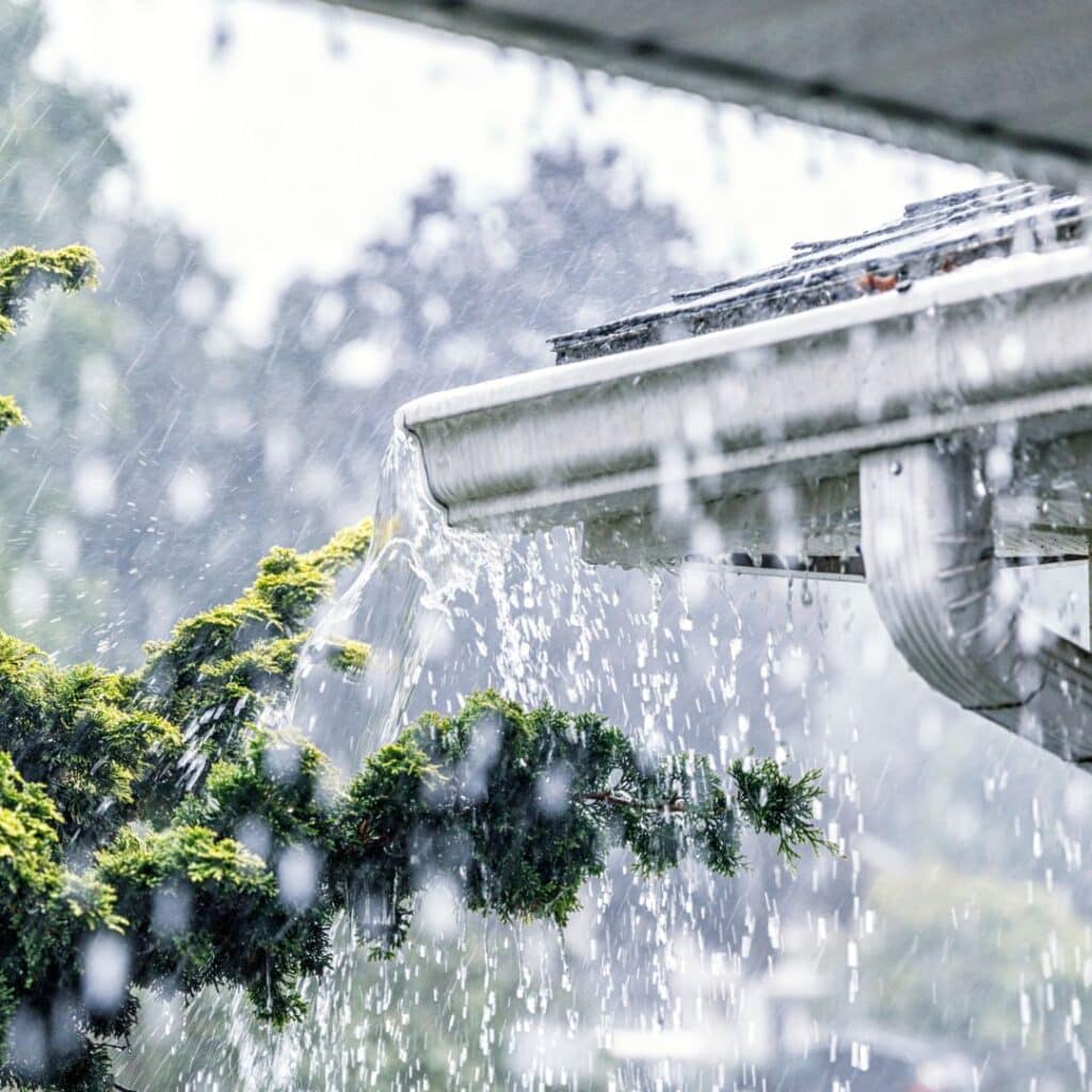 rain on a home