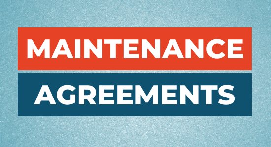 maintenance agreements (1)