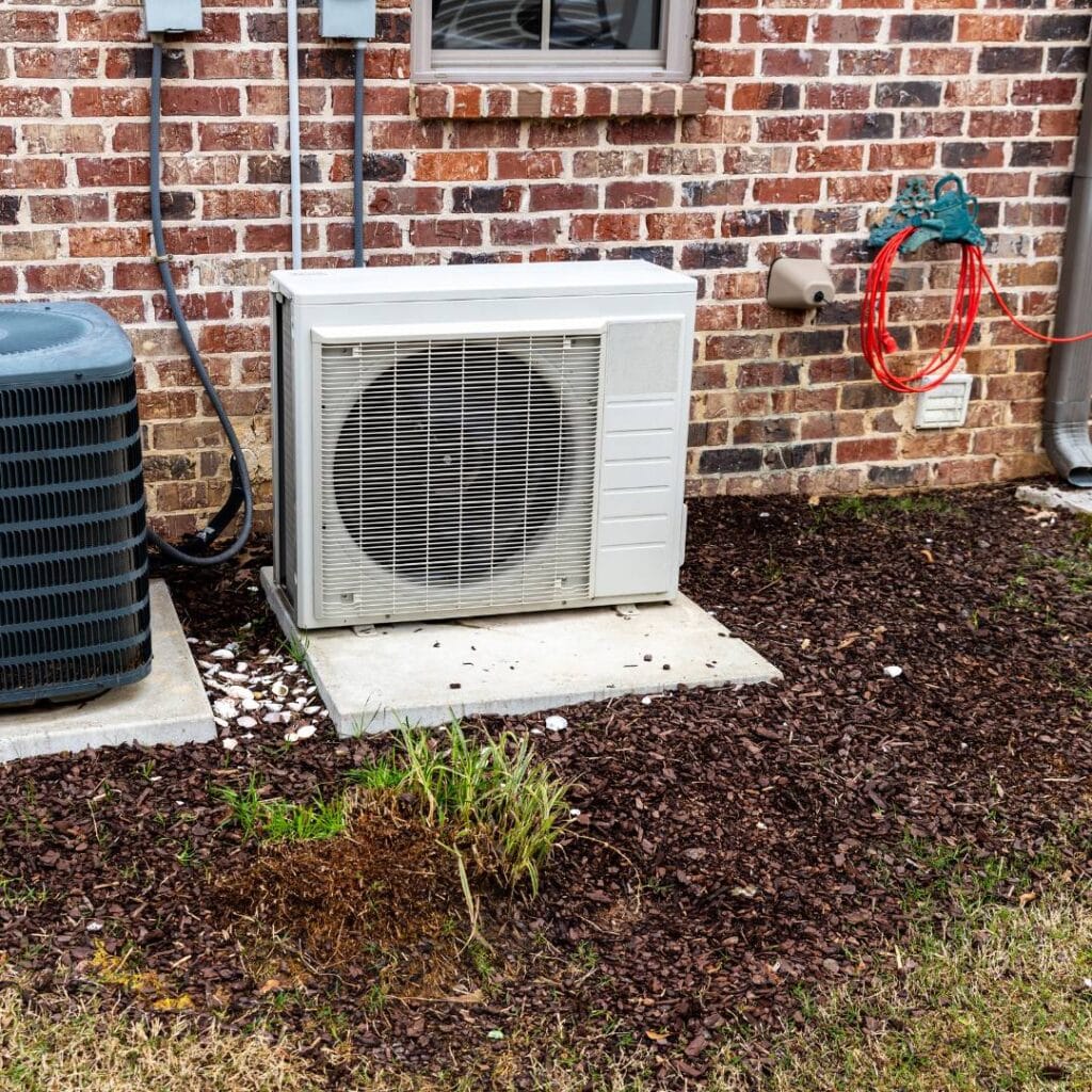 newly installed HVAC system for home