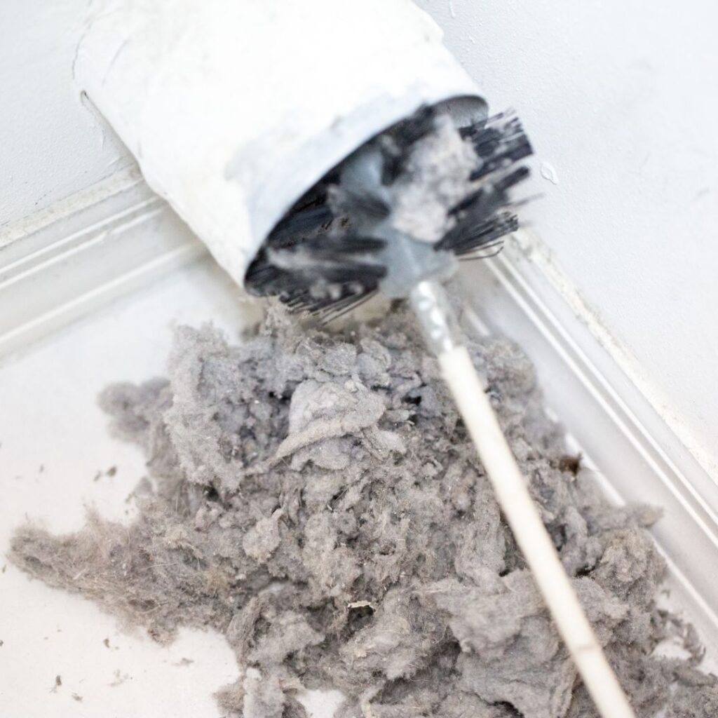 dirty dryer vents that need cleaned