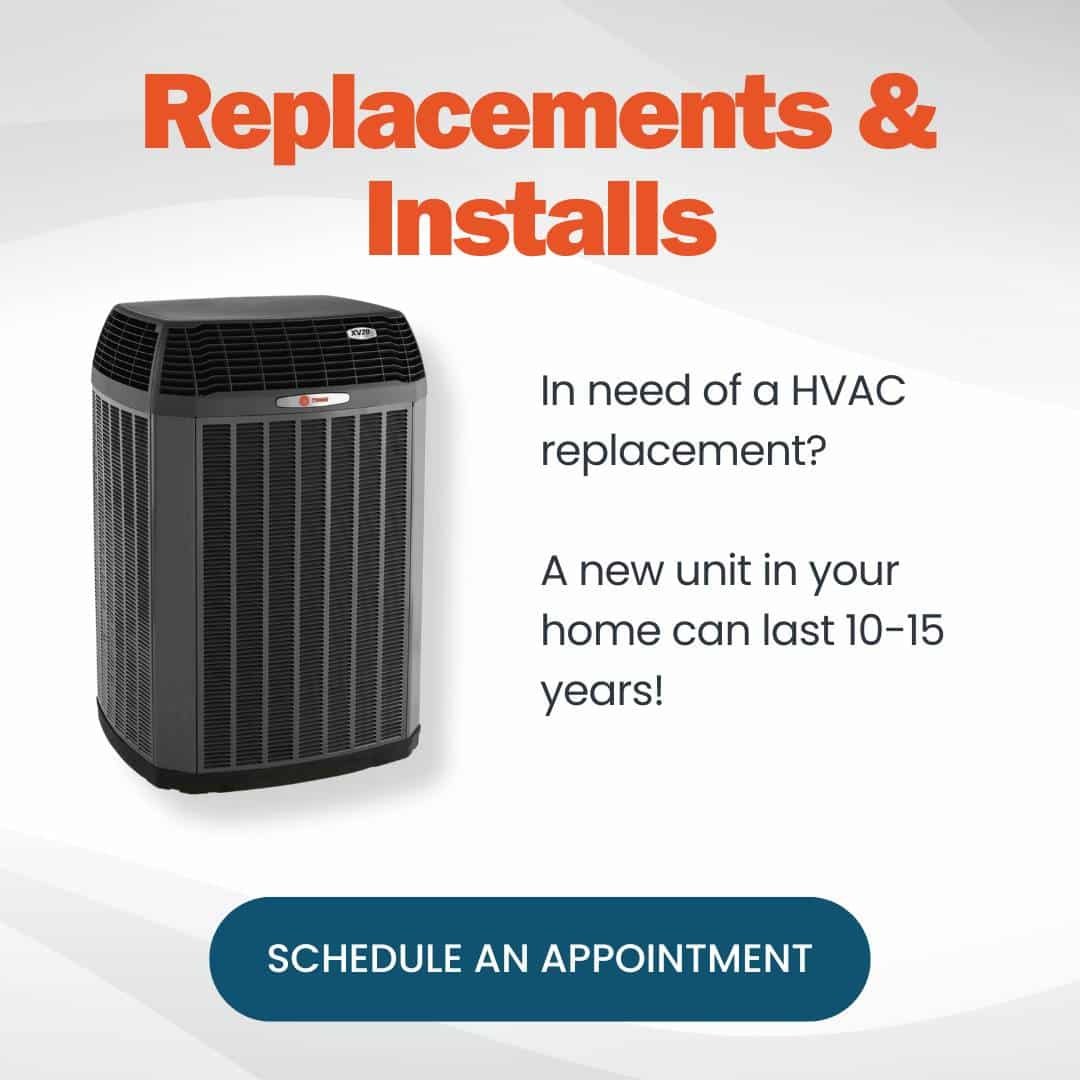 hvac replacement and install service